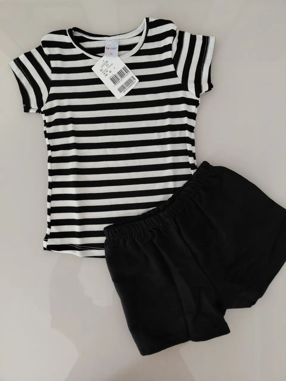 Conjunto infantil em algodão - Foto 3