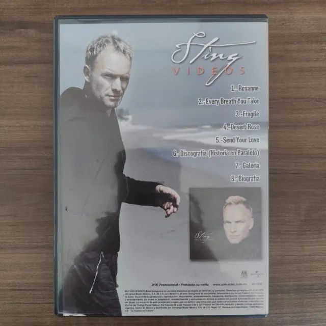 DVD Sting - Videos *importado Mexico - DVD, Blu-Ray e Vídeo