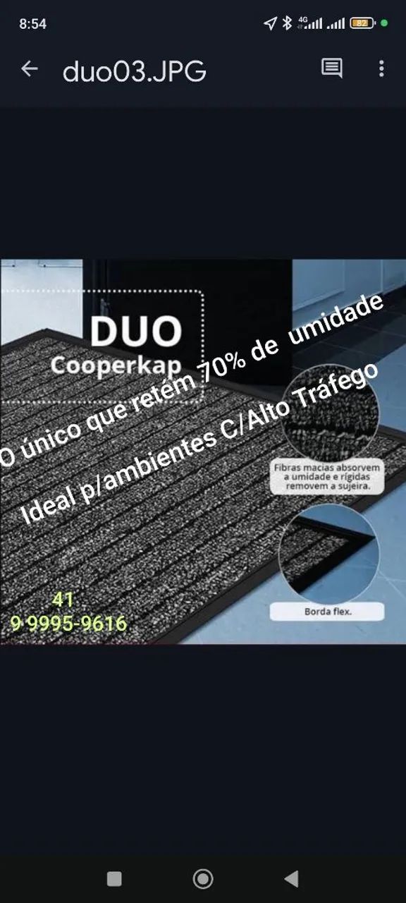 Tapete que RETÉM UMIDADE  - Foto 5