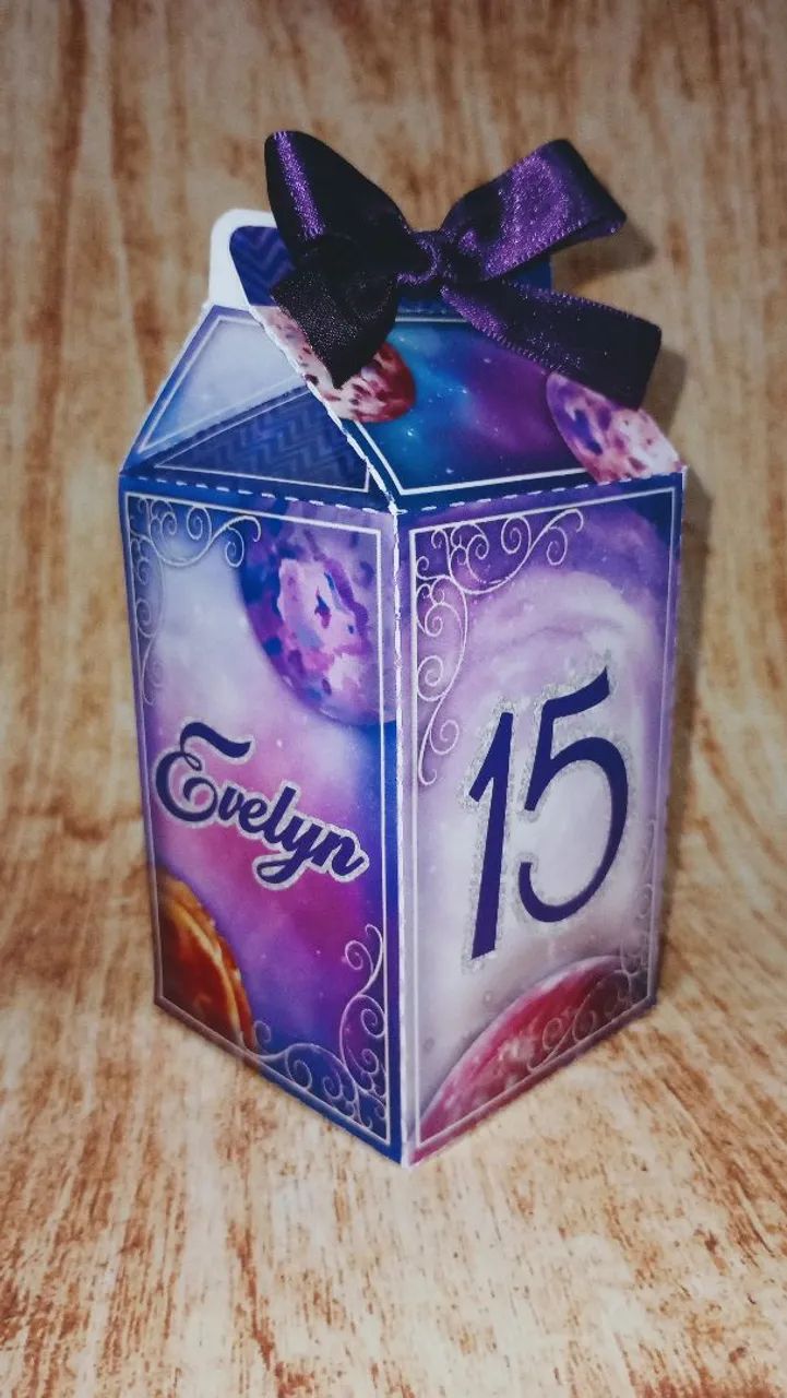 Caixinhas Personalizadas Tema Galáxia | Lembrancinhas - Foto 2