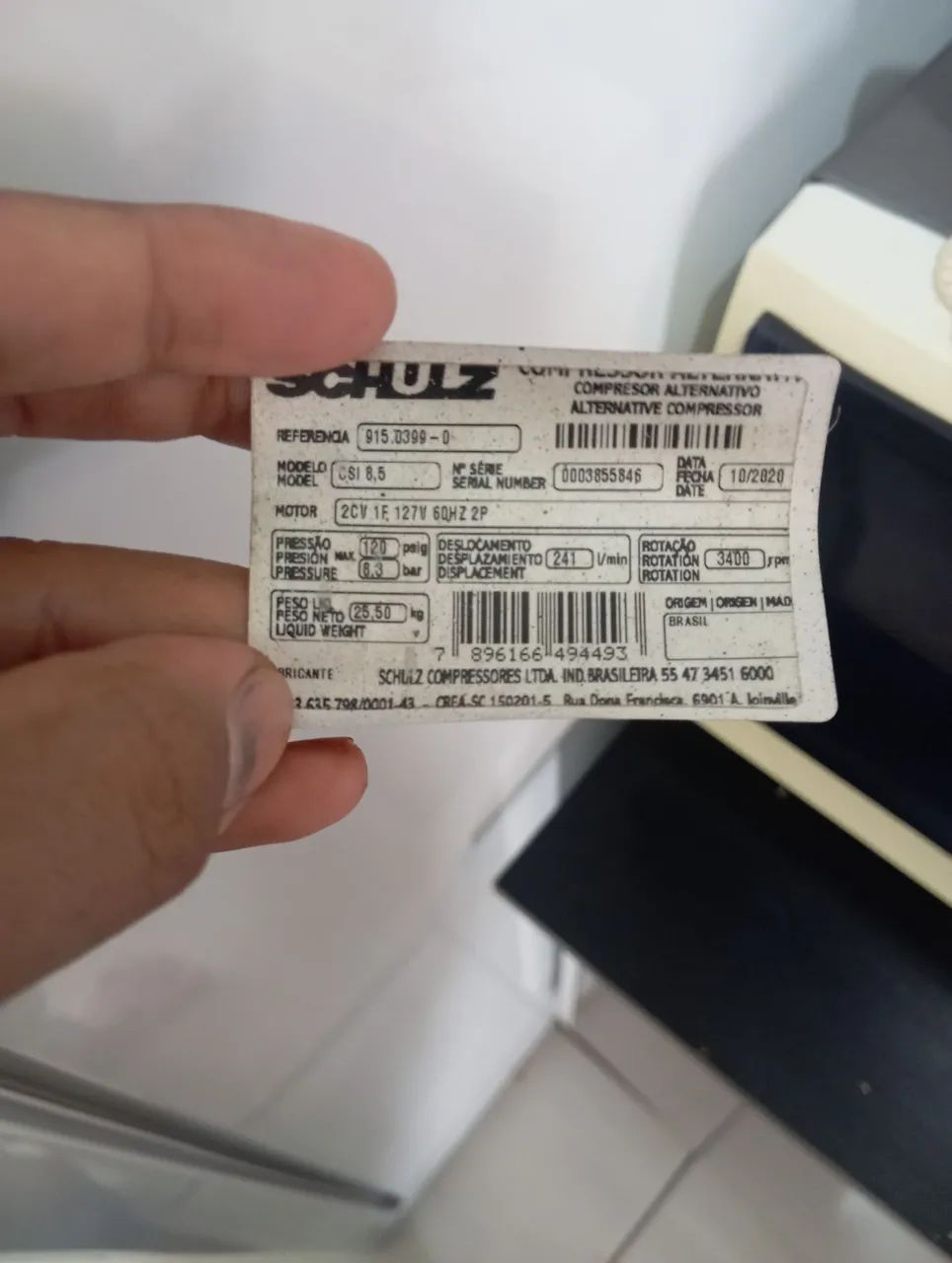 Vendo compressor SCHULZ ótimo! - Foto 4