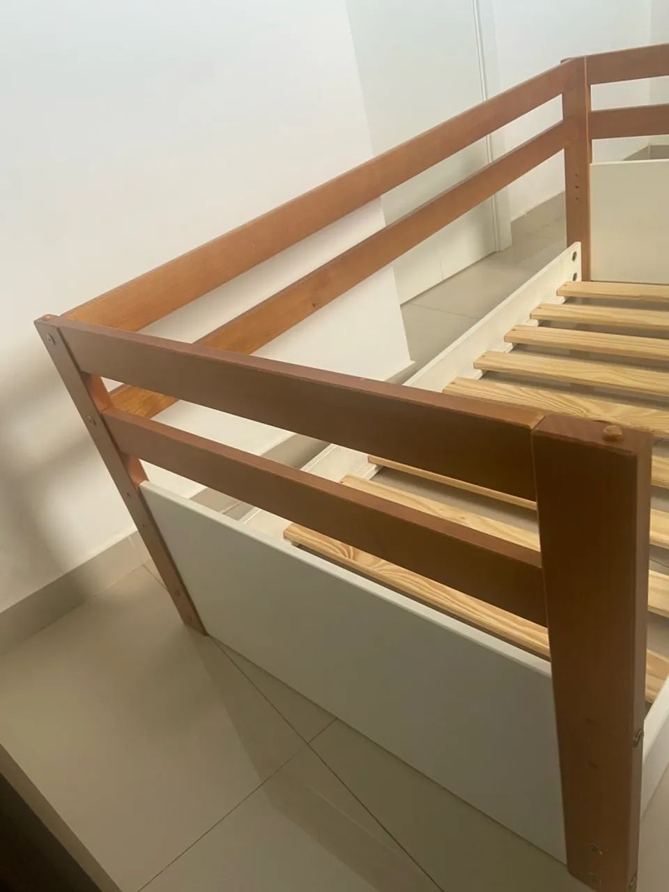 Mini cama infantil com grade protetora - Foto 2