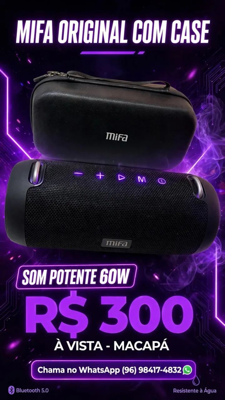 Caixa de som mifa a90