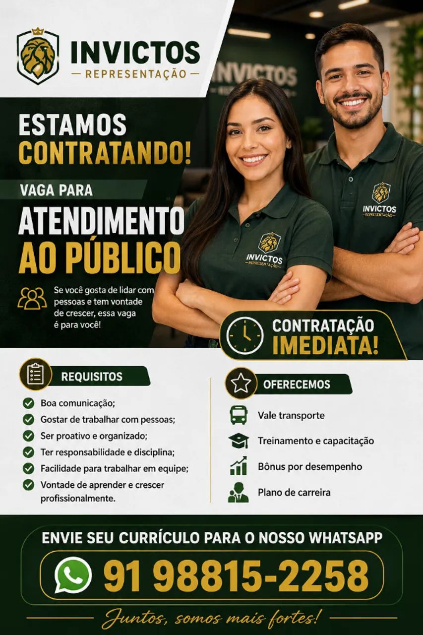 Vagas Disponíveis - Belém 