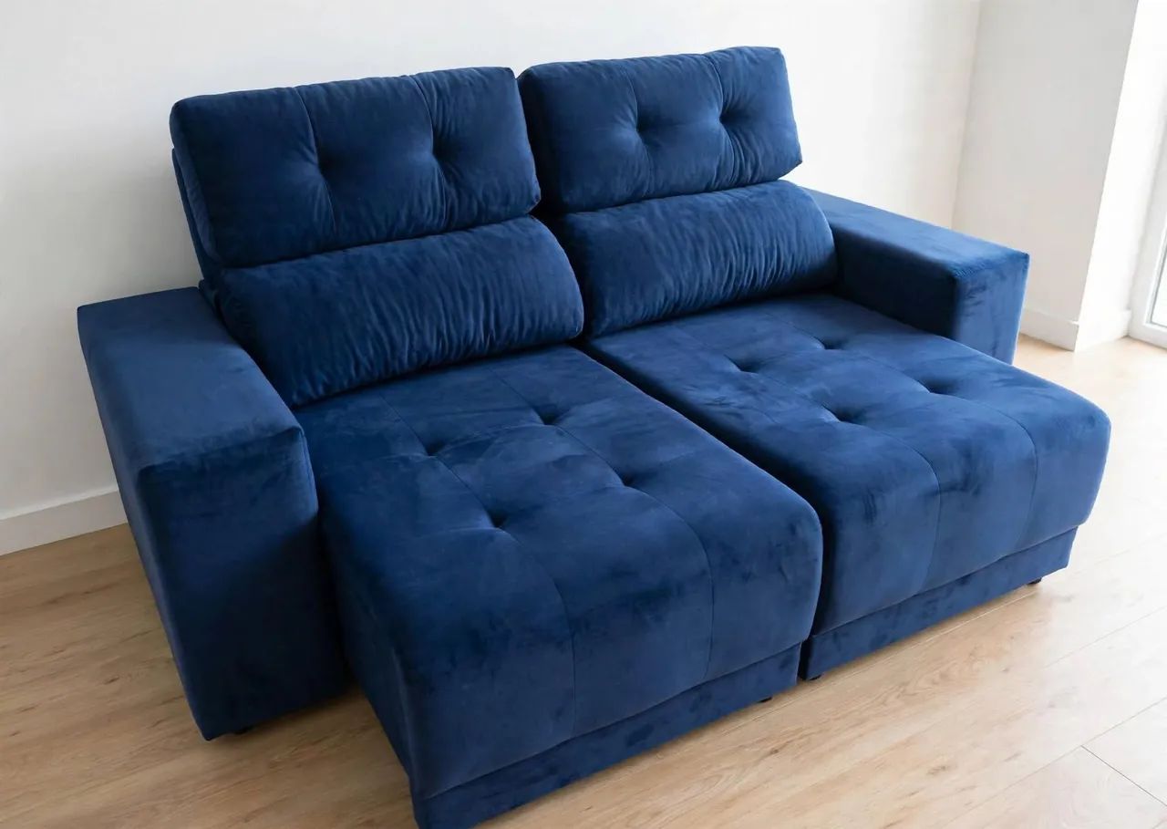 SOFÁS DE FÁBRICA EM OFERTA: SOFÁ RETRÁTIL E RECLINÁVEL 2 METROS, PAGAMENTO NA ENTREGA ? - Foto 2