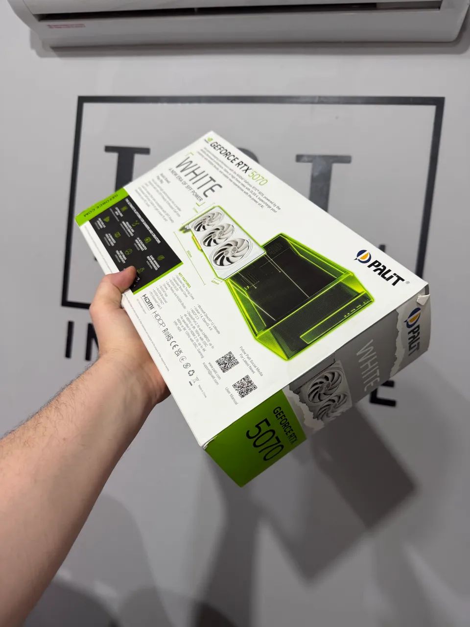 RTX 5070 12GB PALIT TRIPLE FAN WHITE (nova) - Foto 4