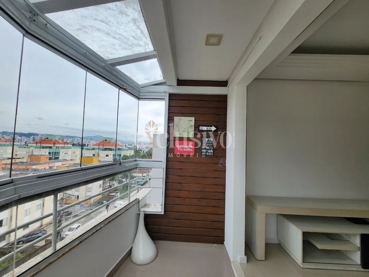Apartamento 2 dormitórios no Abraão com vista mar - Foto 3