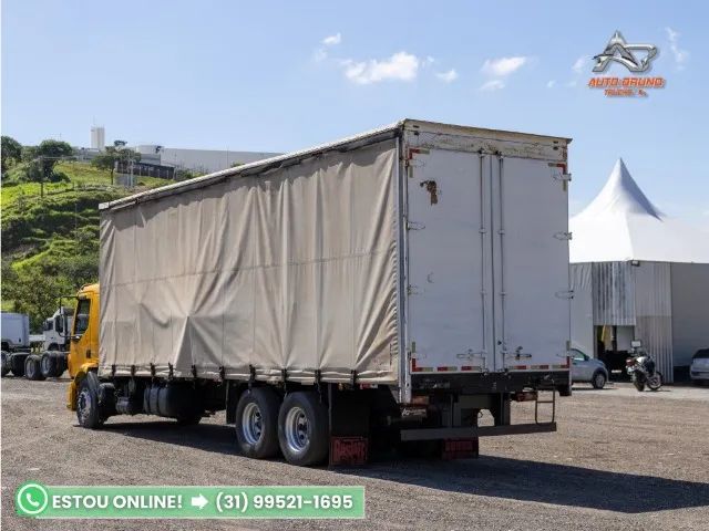Volvo VM 260 6x2 com Defletor e Sider Randon de 9,60m com 3m de Altura - Foto 12