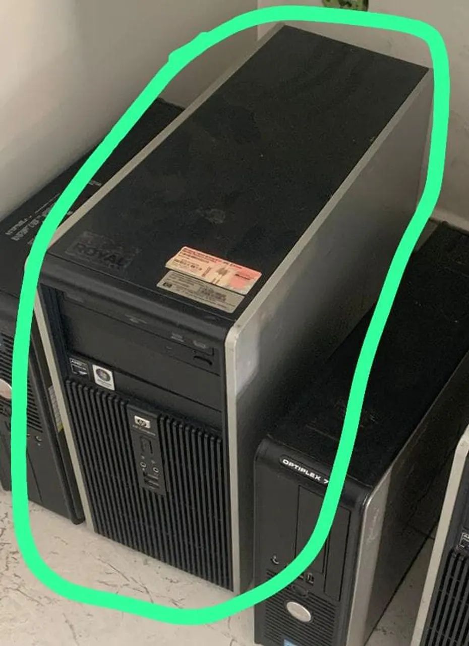 Vendo computador HP antigo.