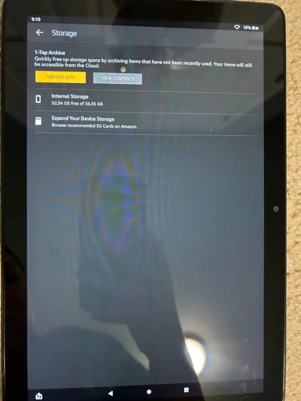 Tablet Amazon Fire HD 10 polegadas praticamente sem uso  - Foto 3