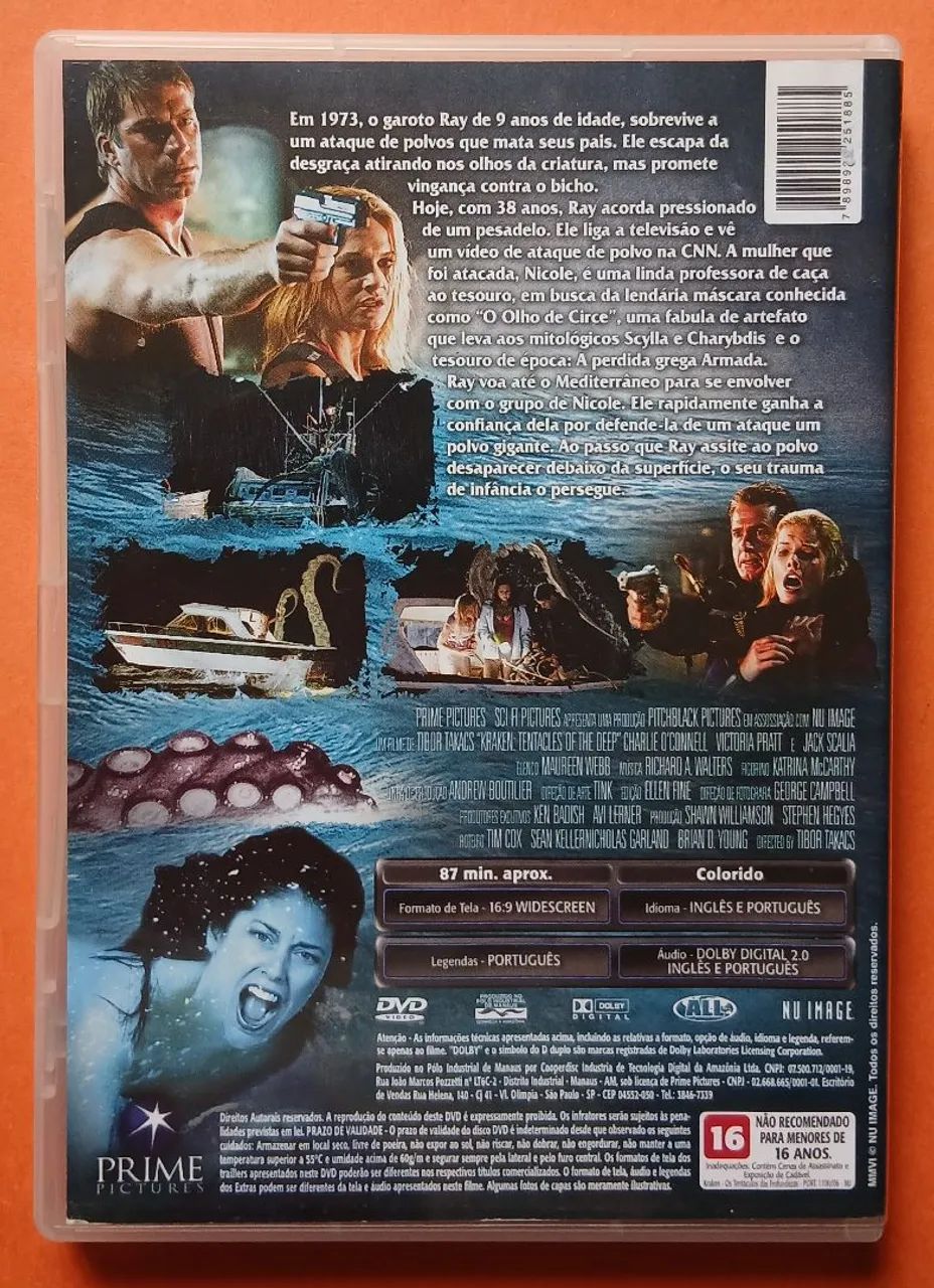 Dvd Kraken - Os Tentáculos das Profundezas  - Foto 2