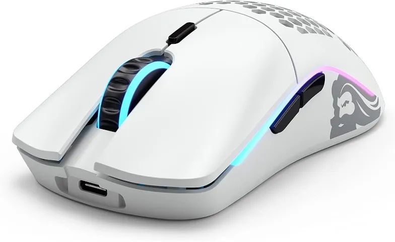 Glorious Gaming Mouse - Modelo O Matte White 67 g Superlight Honeycomb USB Gaming Mouse - Foto 4