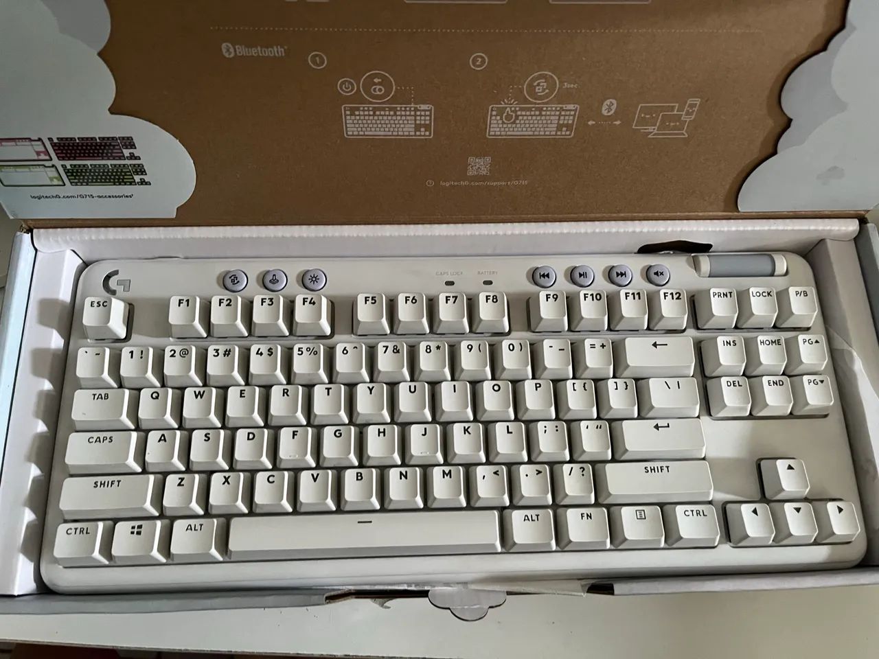 Teclado Logitech G715 branco - Foto 3