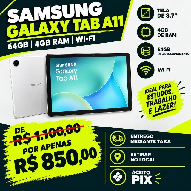 Tablet Samsung A11 4GB 64GB Wifi