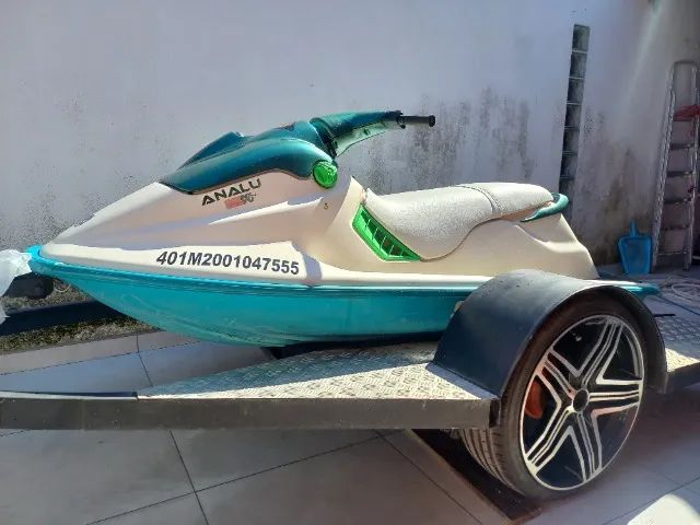 Jet ski sea doo bombardier 750cc mecânica zero lindo Carreta rodoviária Aceito troca  - Foto 2