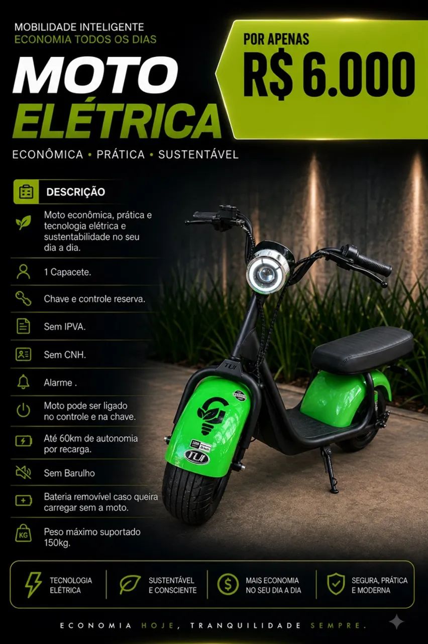 Scooter Eletrica Tui