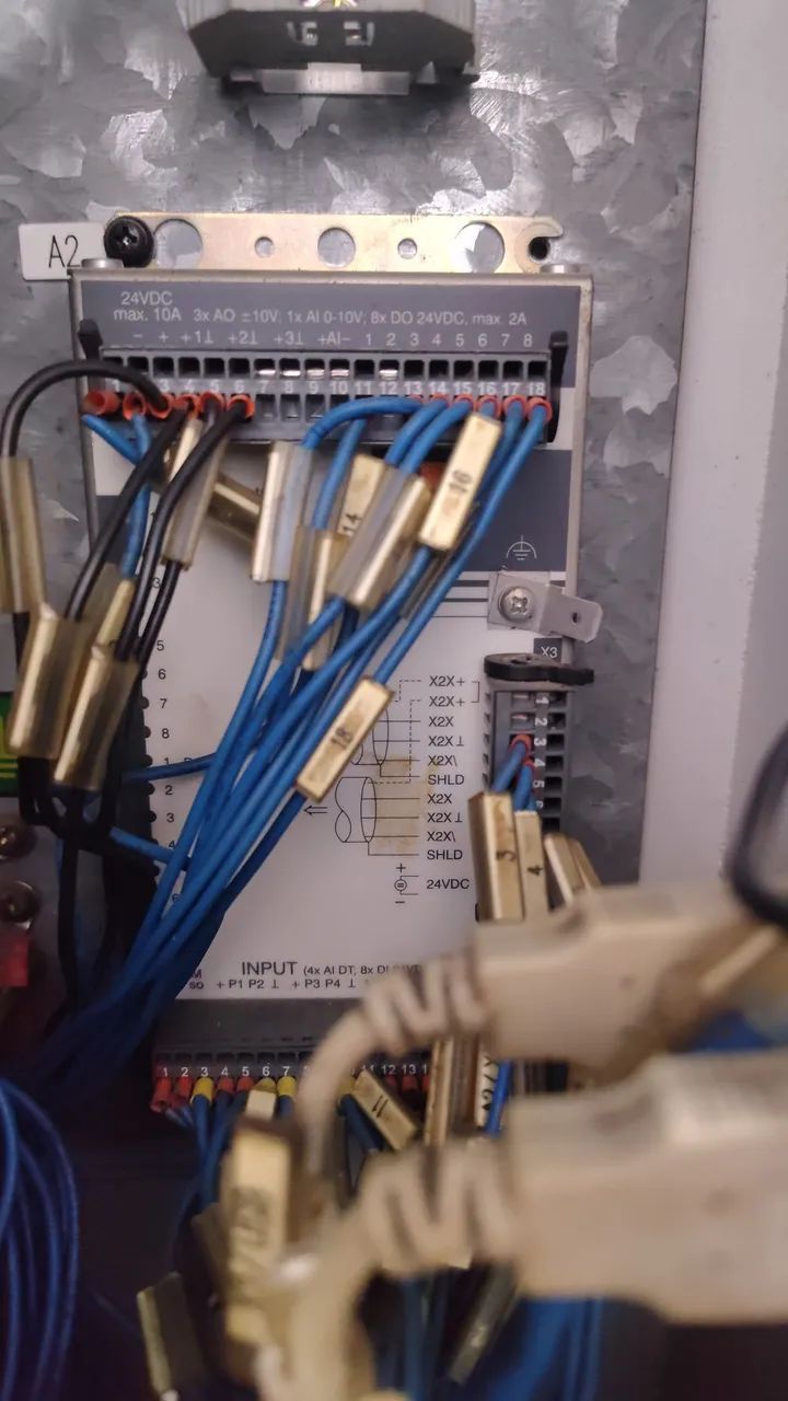 Módulo controlador Injetora Romi Prática 220 Control Master 8 Plus 