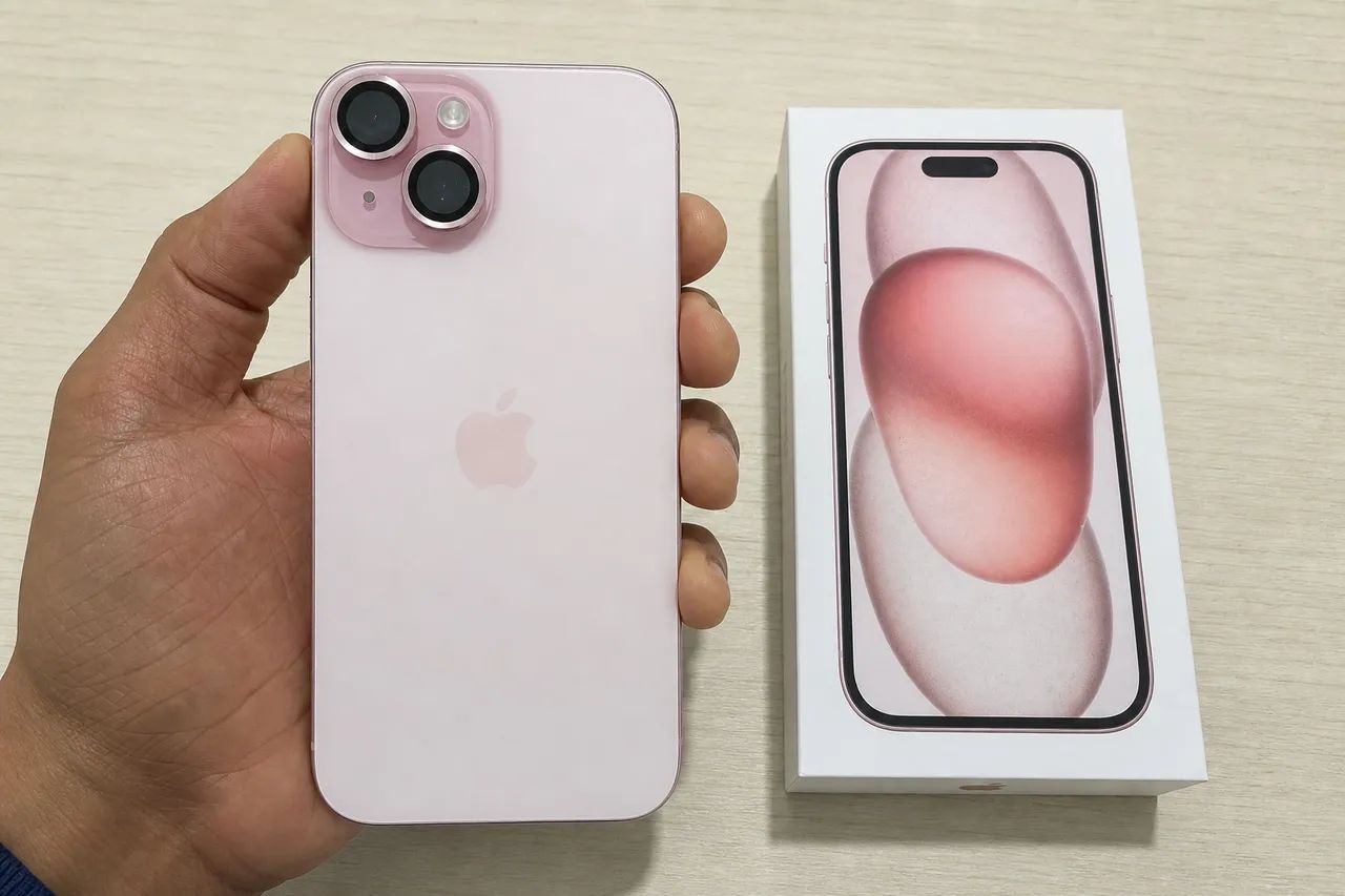 iPhone 15 Pink 512Gb - único dono com nota fiscal