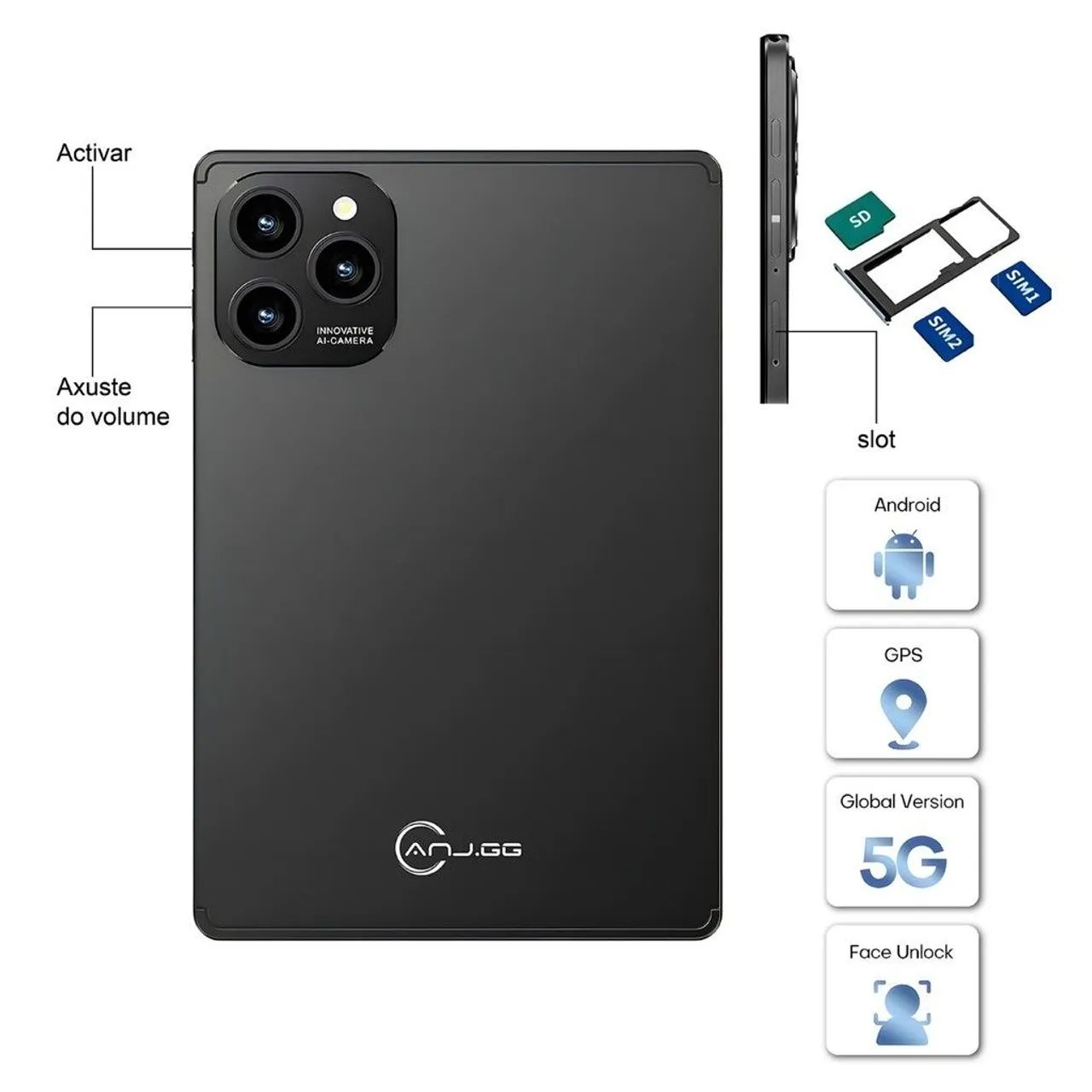 Tablet por apenas 700 reais com kit junto  - Foto 5