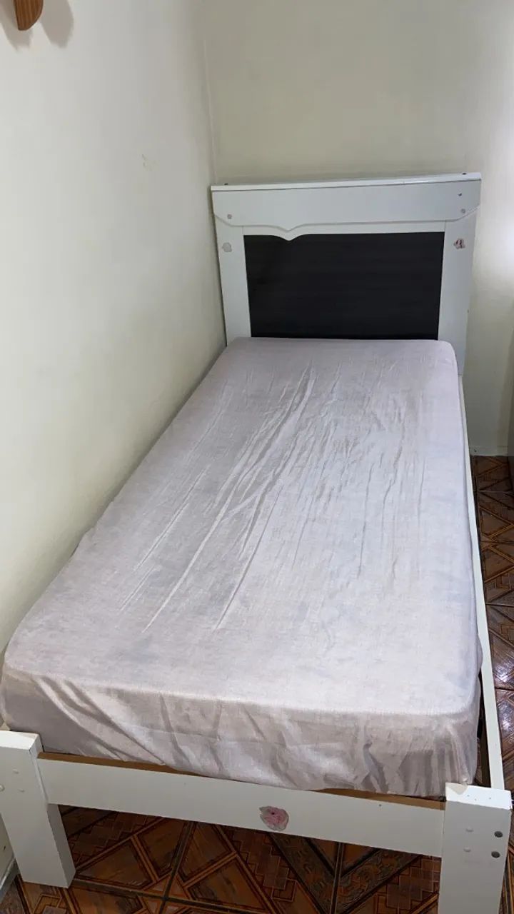 Cama de solteiro + colchão de molas  - Foto 2