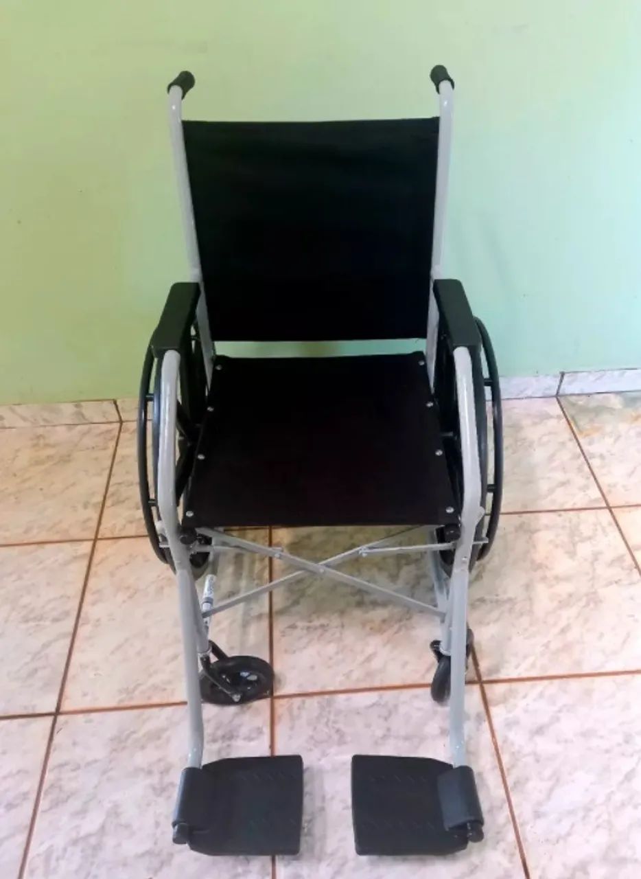 Cadeira de rodas padrão básica nova lacrada - Foto 2