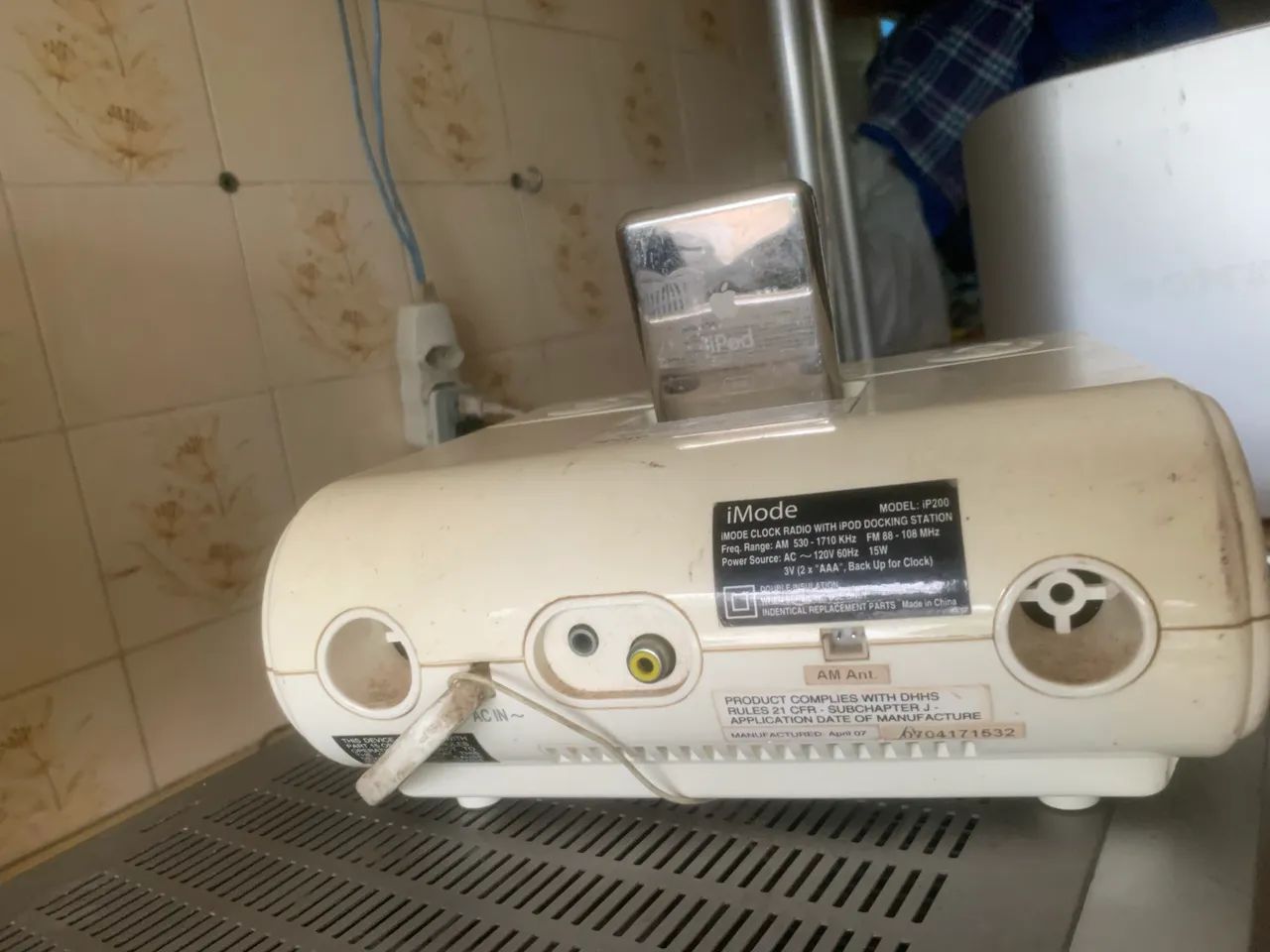 Rádio Relógio iMode IP200  - Foto 5