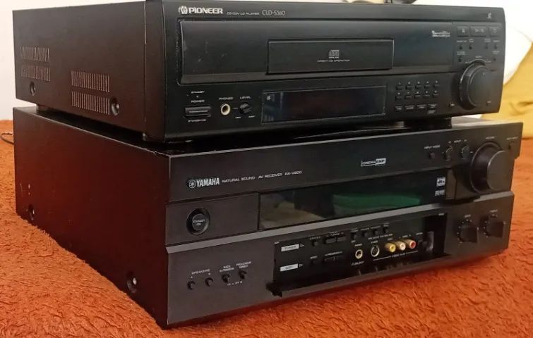 RECEIVER YAMAHA + CLD PIONEER desapego - Foto 2