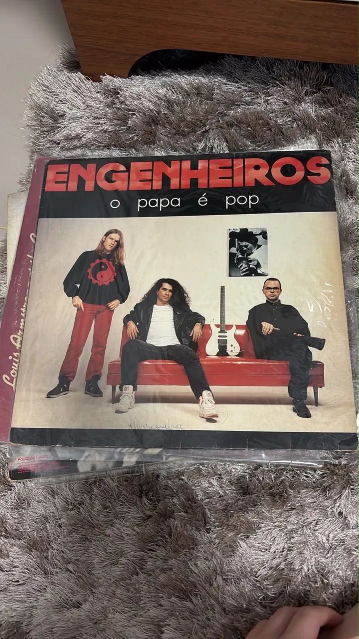 LPs originais - Louis Armstrong - Cazuza - Engenheiros do Hawaii
