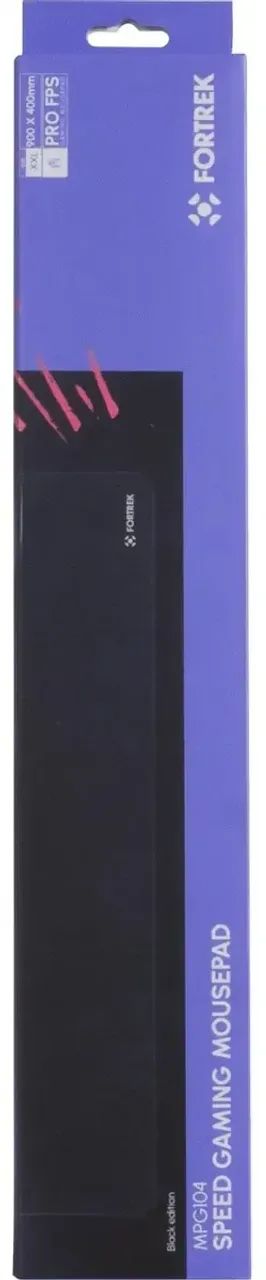 MOUSE PAD GAMER FORTREK SPEED 900MM X 400MM PRETO MPG104