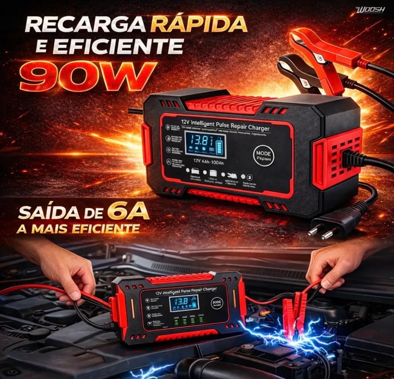 Carregador de Bateria de carro 