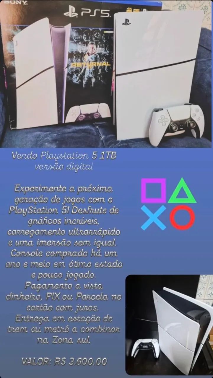 Playstation 5 (1TB Versão Digital) - Foto 3