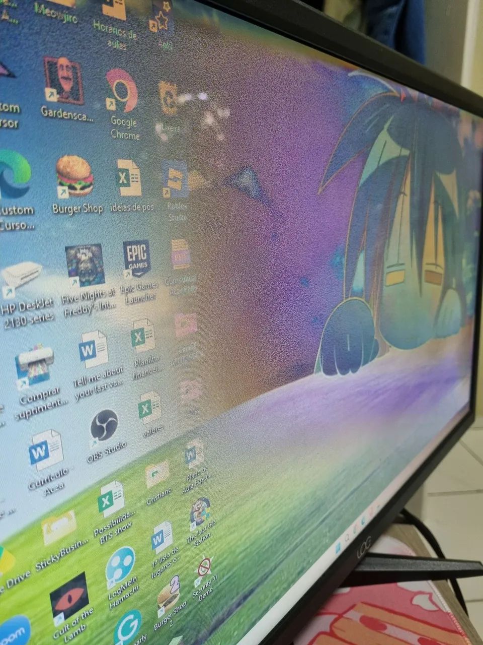 Monitor log 24" com defeito - Foto 3