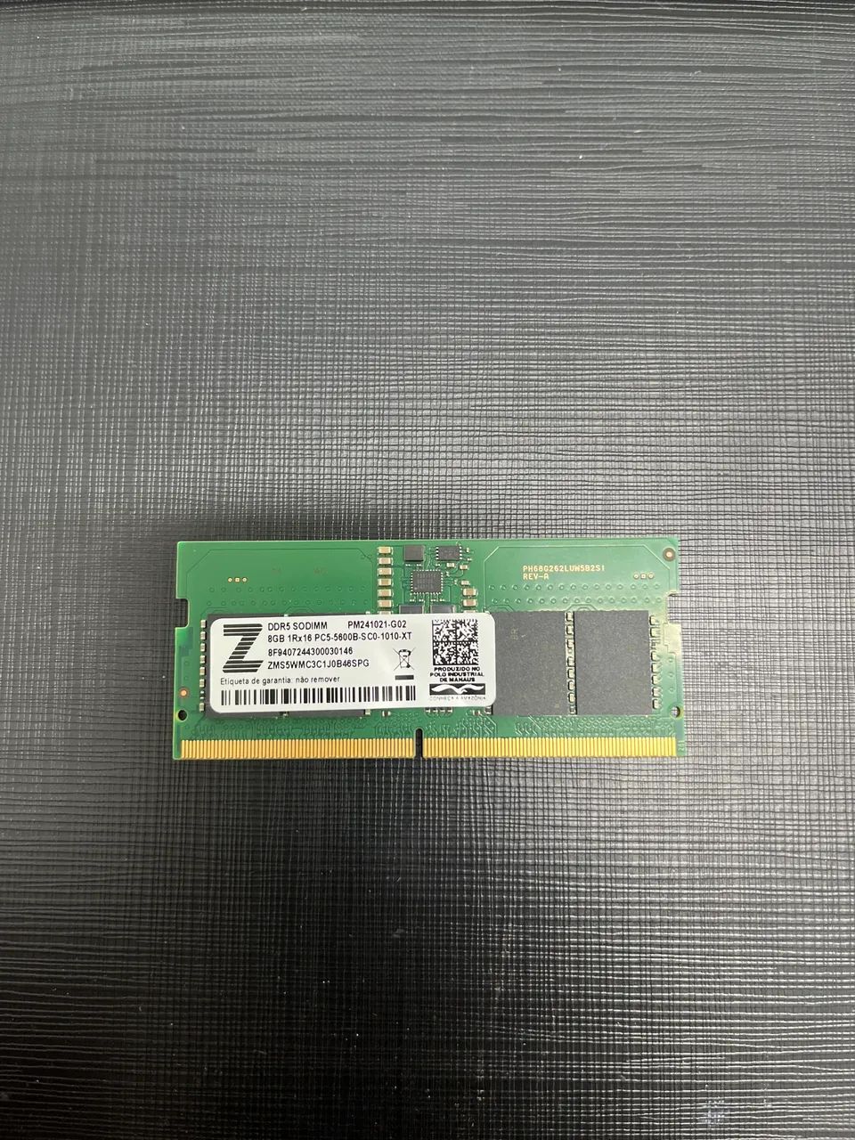 Memória 8gb ddr5 notebook 5600