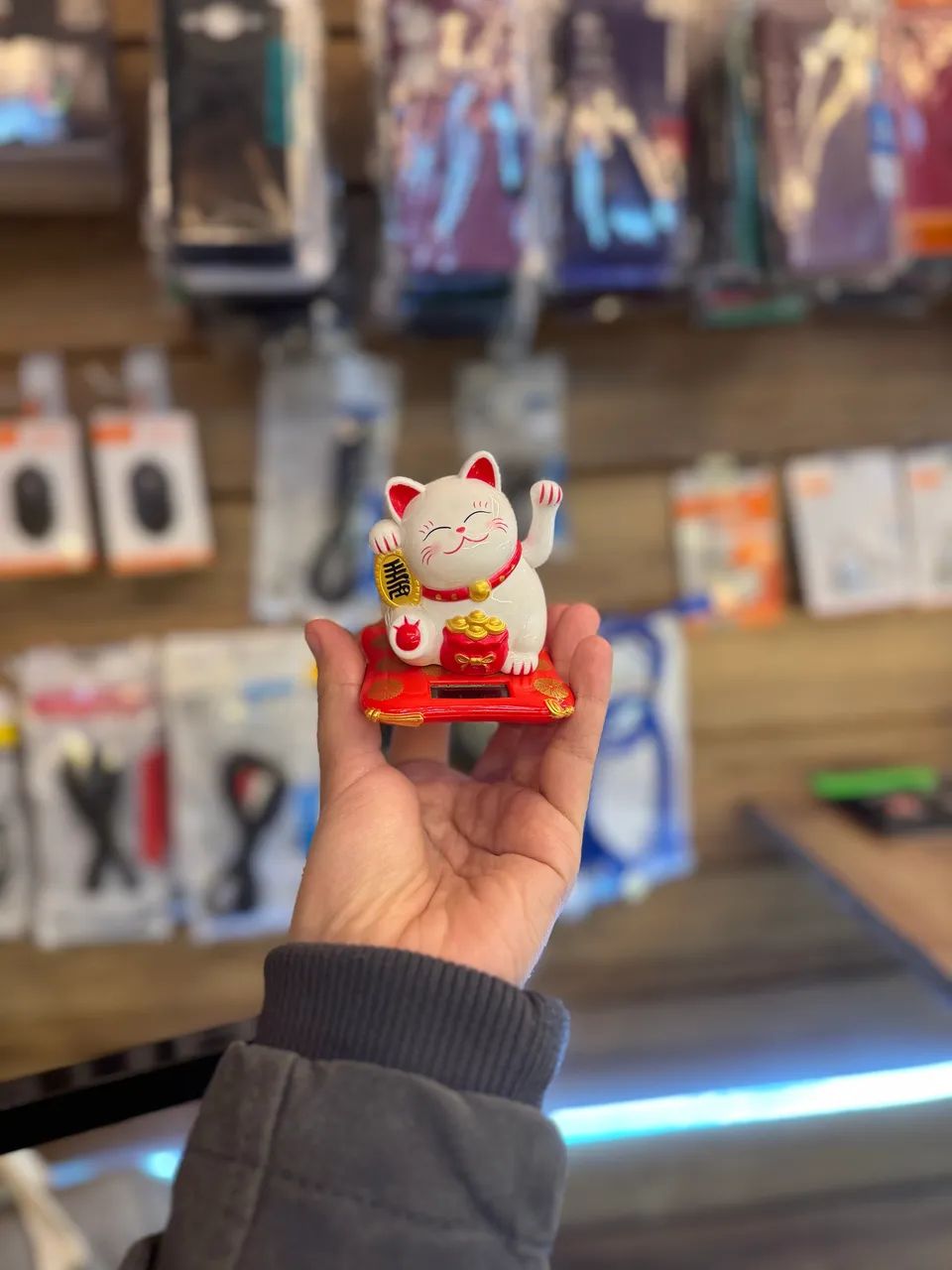 maneki-neko Gato da Sorte Japonês  - Foto 2