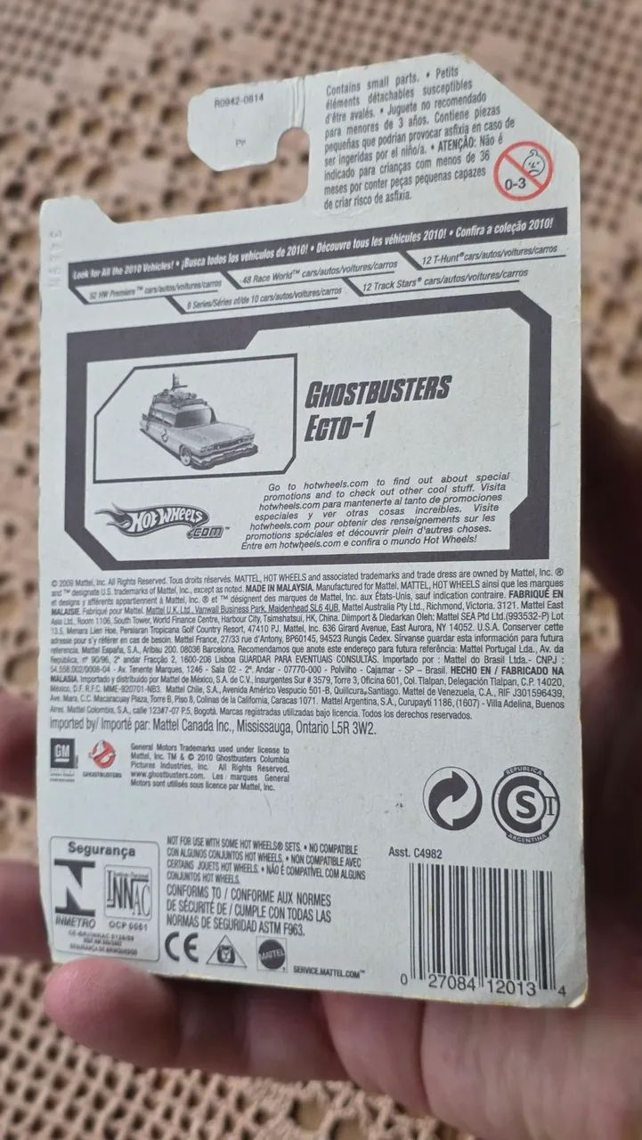 Hot Wheels Ghostbusters Ecto-1 (First Edition 2010) - A Joia da Linha HW Premiere! - Foto 4