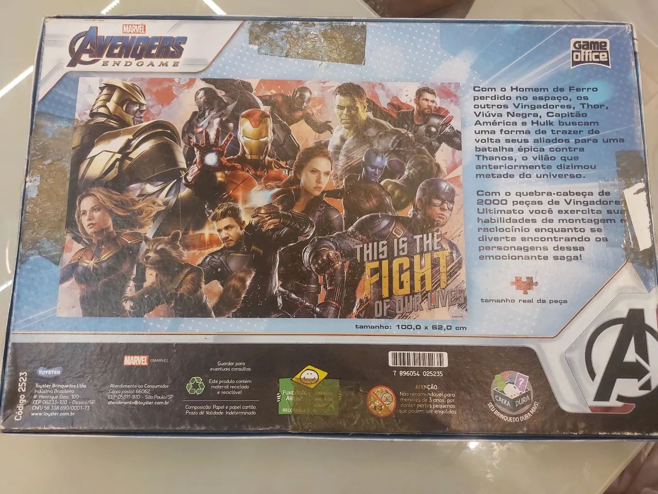 Quebra-Cabeças Vingadores Ultimato 2000 peças  - Foto 2