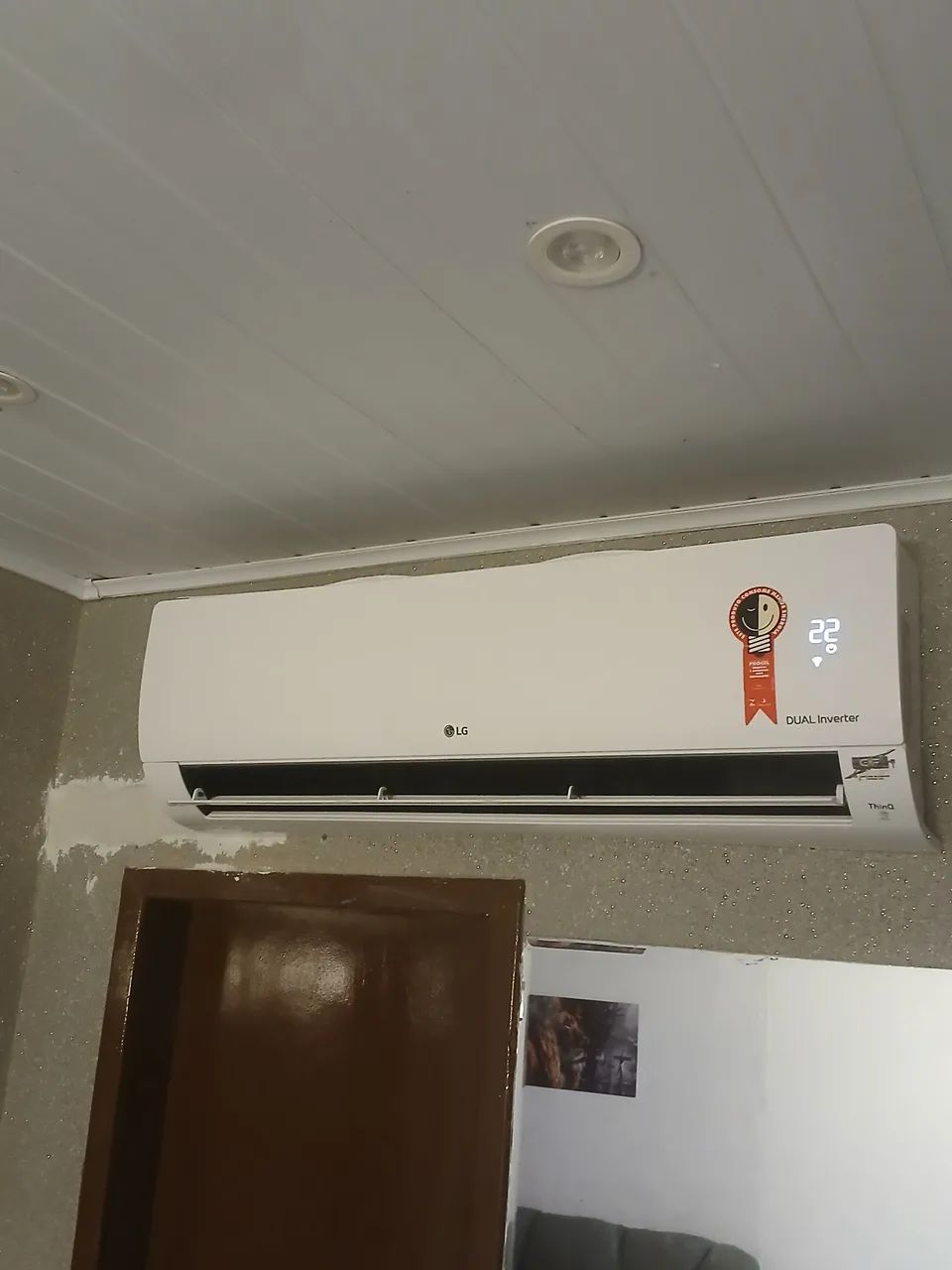 Ar condicionado lg inverte 18btus ja instalado  - Foto 2