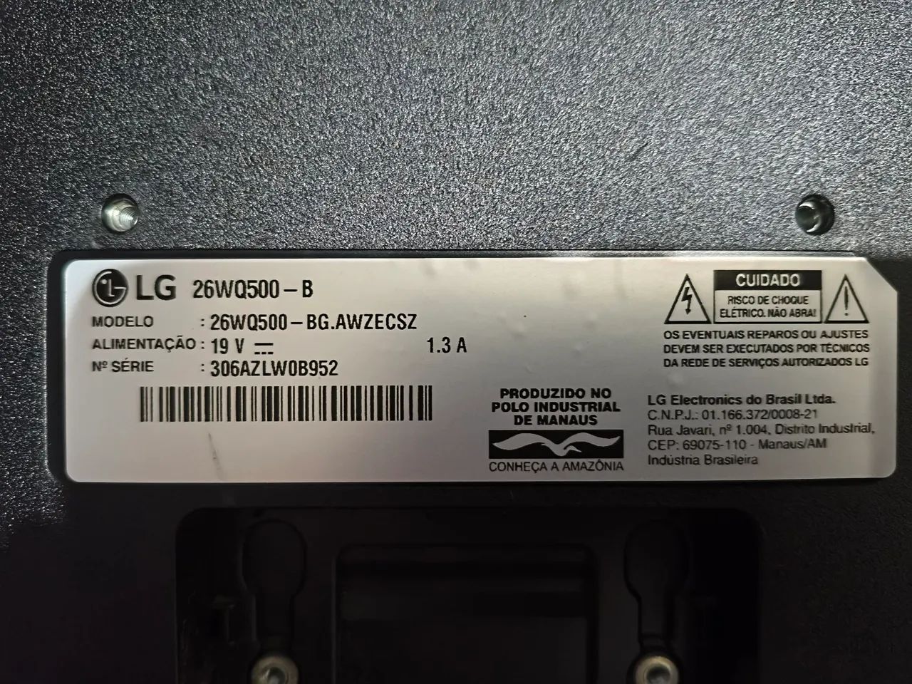 Monitor full hd ultrawide lg 26 polegadas | 26WQ500 - B - Foto 3