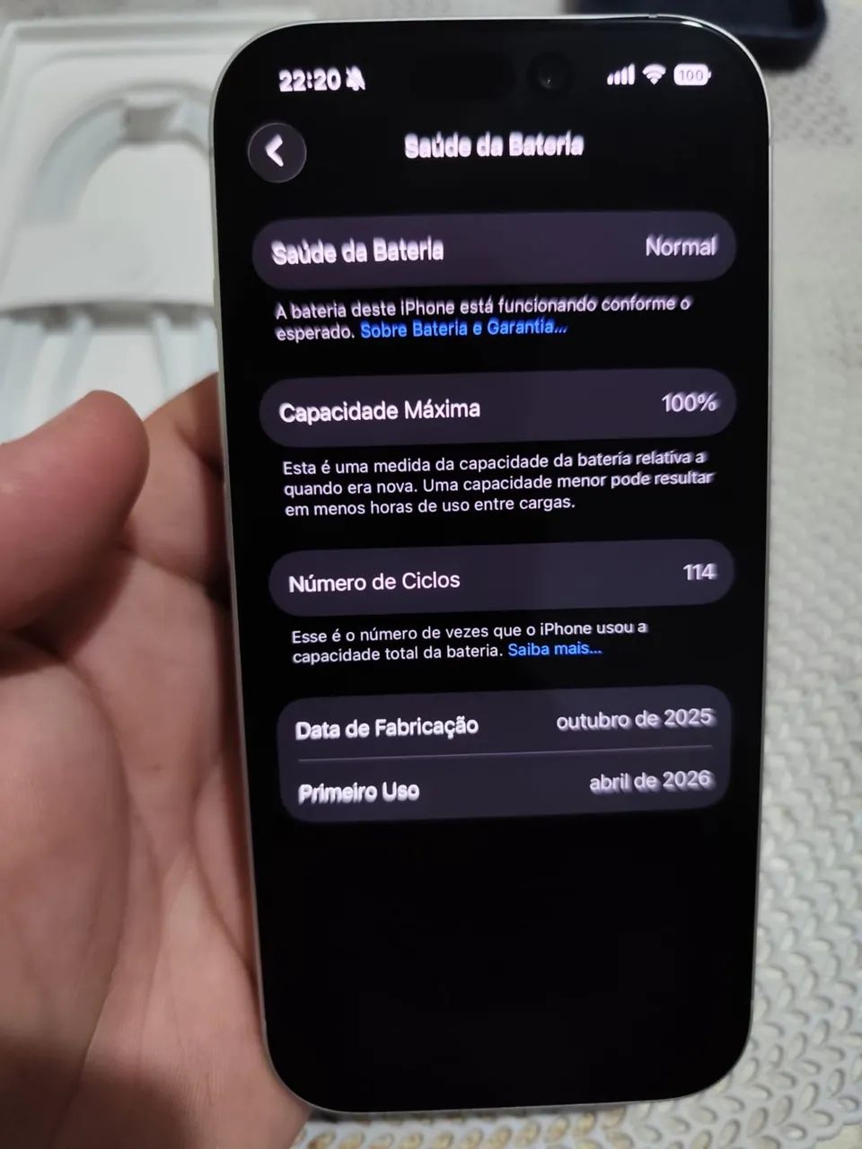 iPhone 17 256GB apenas 3 messes de uso  - Foto 5