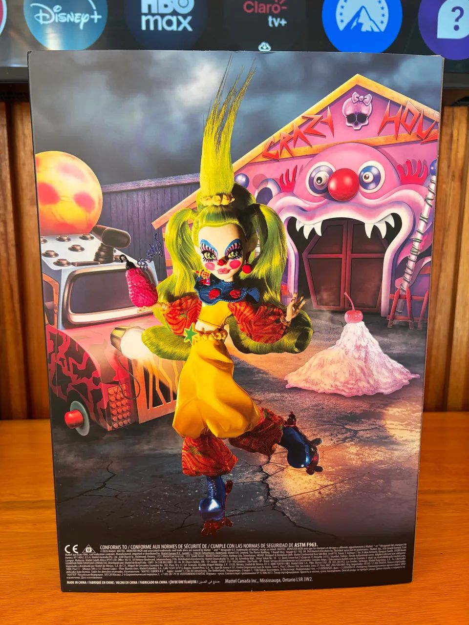 Boneca Monster high Skullector Killer Klowns Palhaça lacrada  - Foto 3