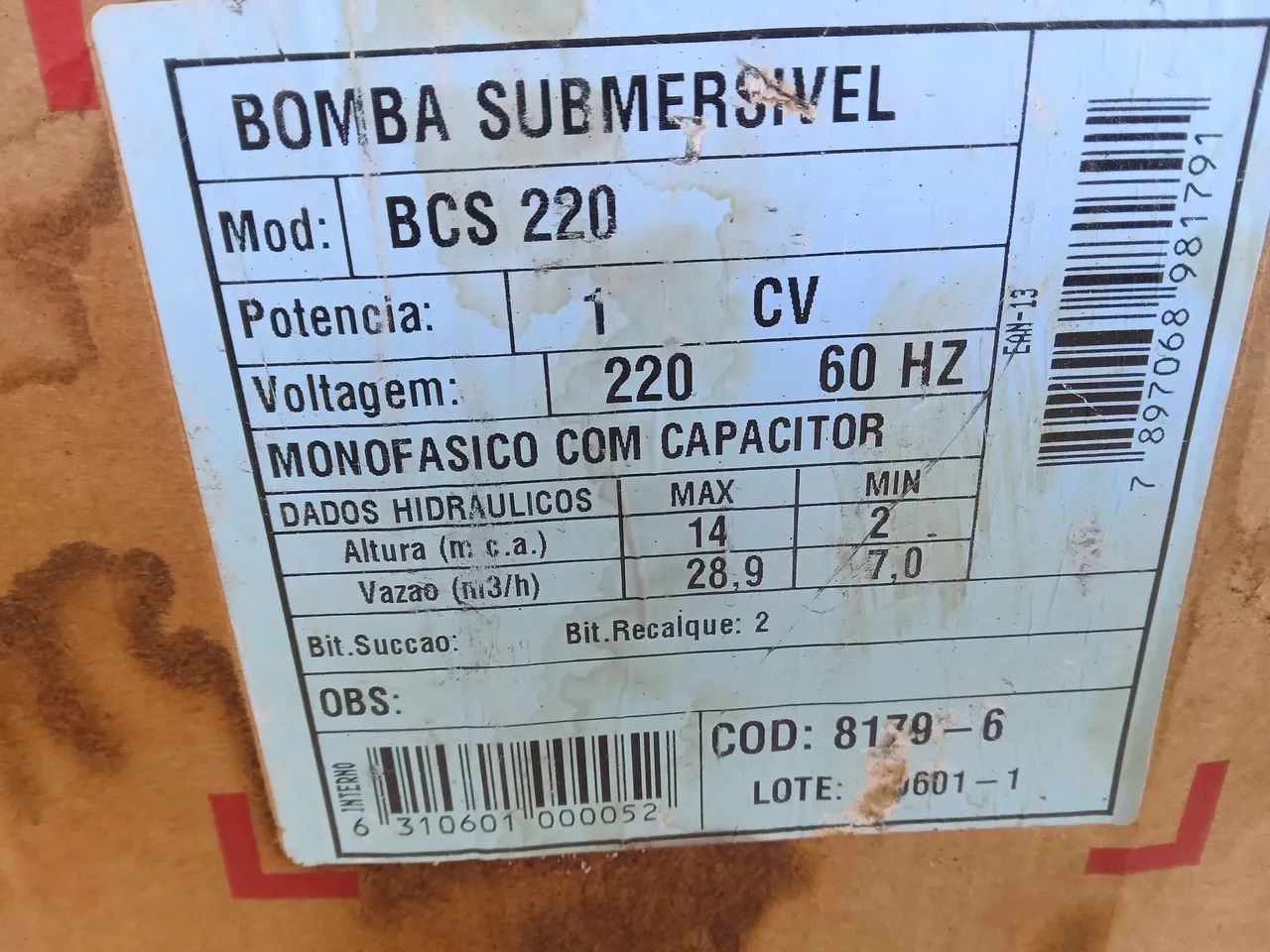 Vendo Bomba subermivel marca shneider,bem potente,usada poucas vezes uma nova custa 5.400  - Foto 3