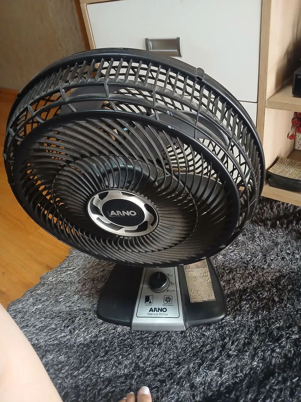 Ventilador arno silence force preto