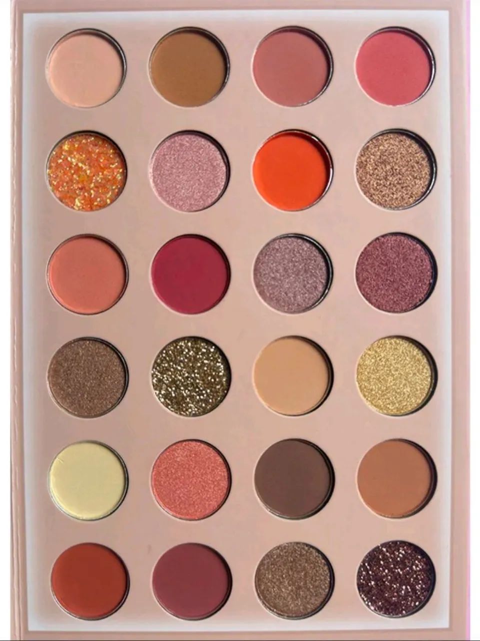 Kit Paleta de Sombras e Pó Compacto com Blush em Cores Vibrantes e Texturas Diversas - Foto 3