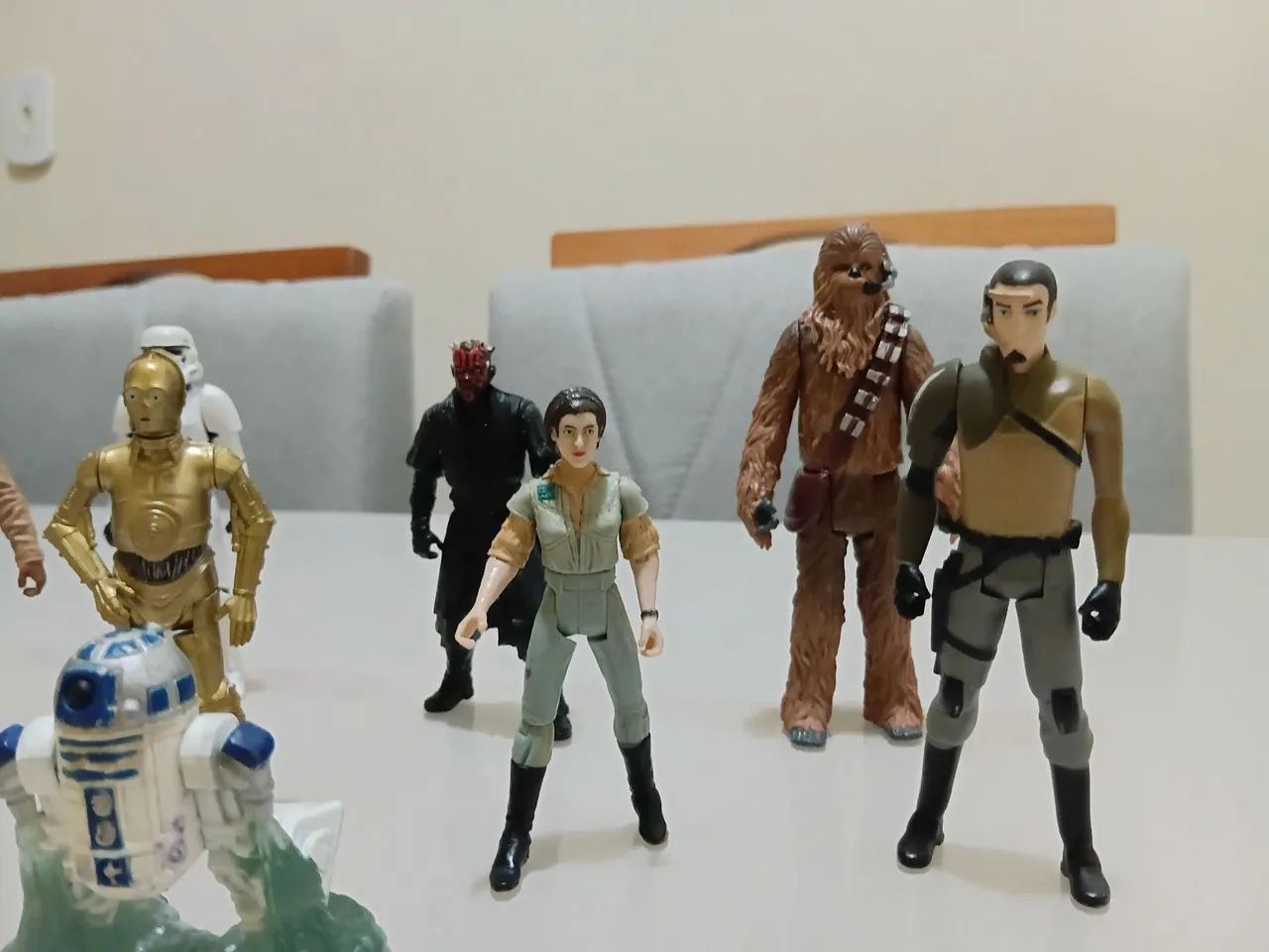 Kit 8 bonecos star wars originais hasbro - Foto 3