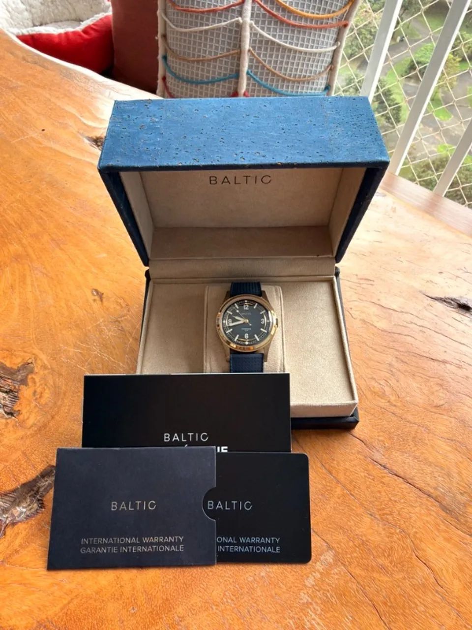 Baltic Hermétique Tourer Bronze Blue 37mm Automático - Full Set - Foto 3