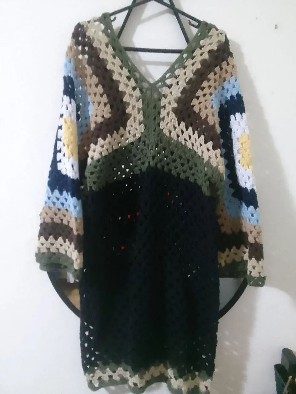 Vestido em crochê 