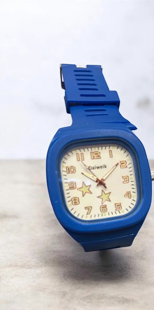 Relógio Feminino Azul Novo
