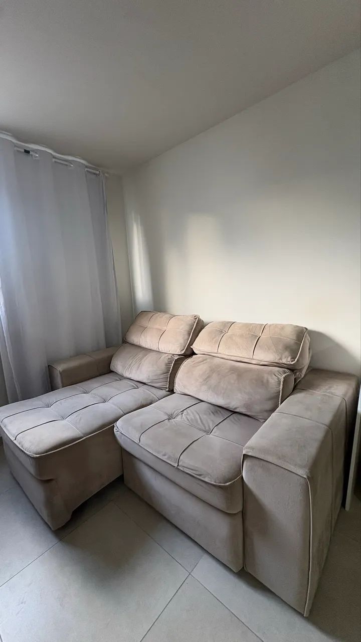 Sofá retratil 3 lugares 