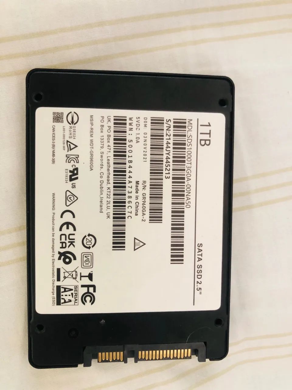 VENDO SSD 1TB KINGSPEC SATA - Foto 2