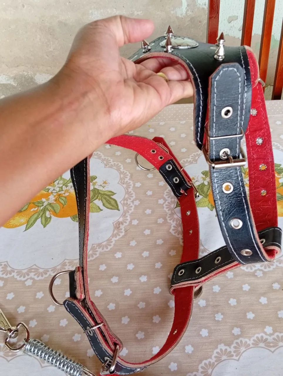 Peitoral e guia para cachorro  - Foto 4